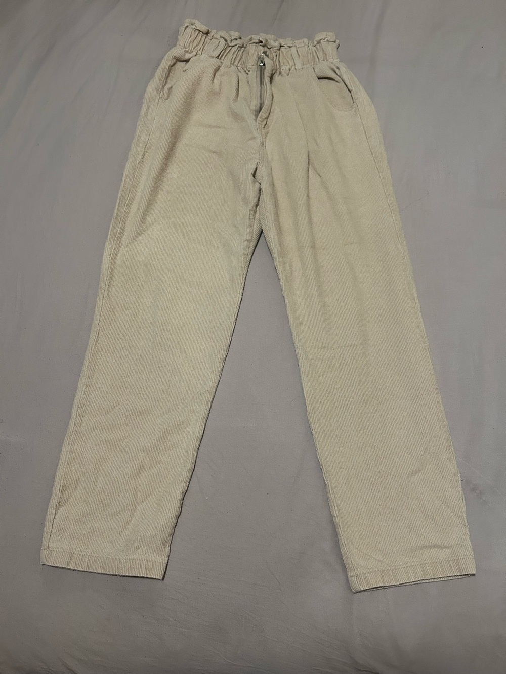 12th Tribe women Corduroy Pants in Cream
